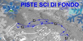 La cartina delle piste sci da fondo della località sciistica Pintura di Bolognola - Credits: Bolognolaski.it