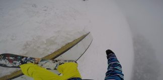 Simone Massetti del CrazyBoards Team Snowboard - Snowpark Monte Nerone