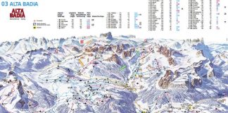 Cartina impianti e piste Alta Badia