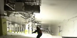 Snowboard di notte nella pista chiusa, scoperti perchè dimenticano la loro camera