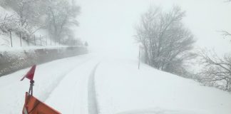 Il video della nevicata in corso al Monte Nerone