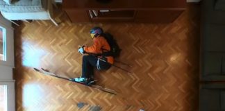 Cosa fa uno sciatore a casa durante la quarantena? VIDEO